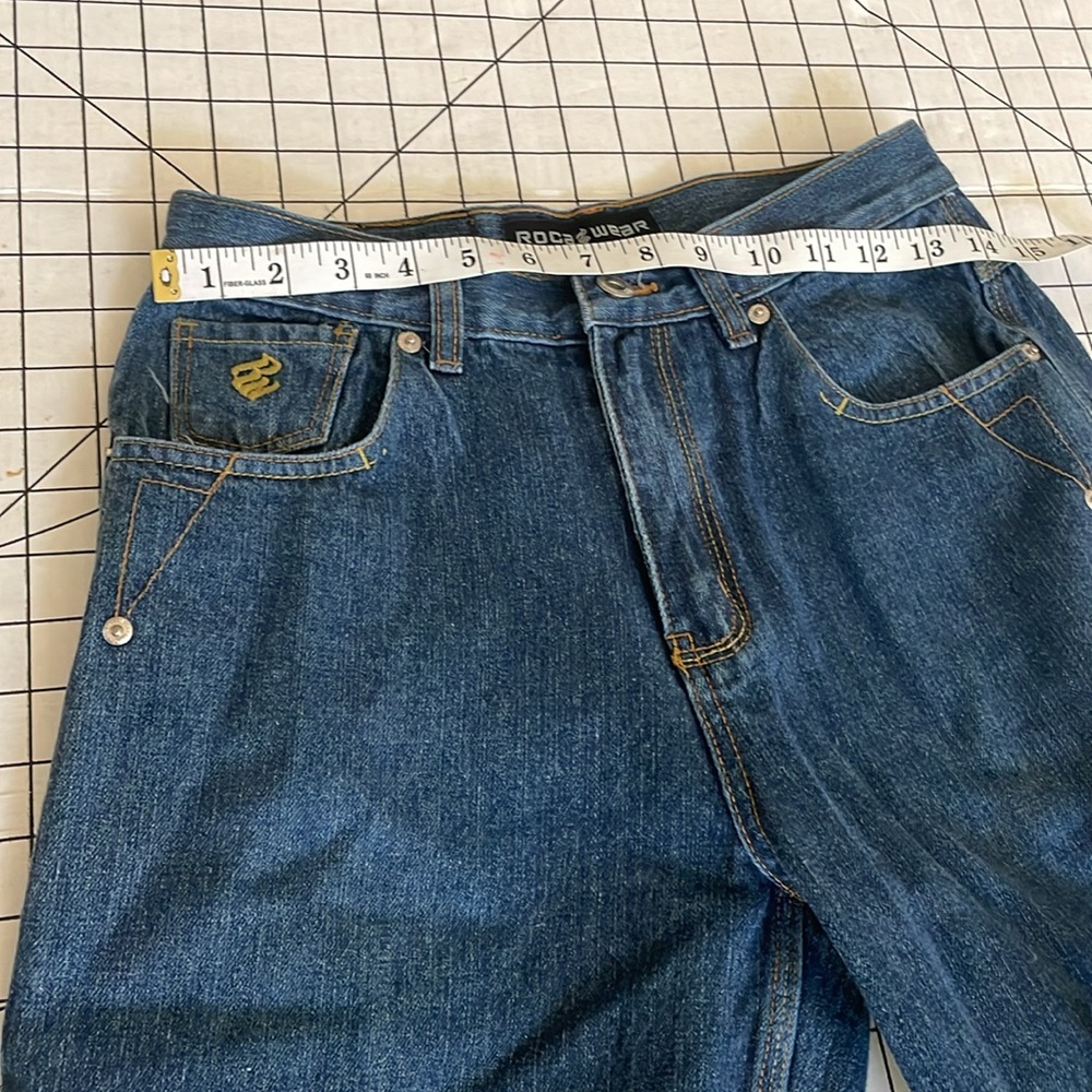 Rocawear denim jeans, 100% cotton, size 16, see photos for measurements - Picture 4 of 13